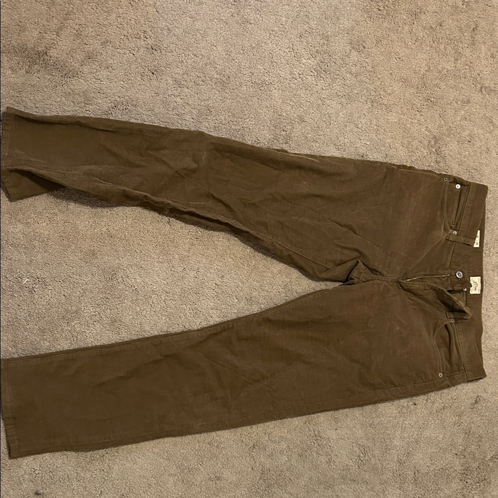J. Crew Men's Corduroy Pants in Rich Brown